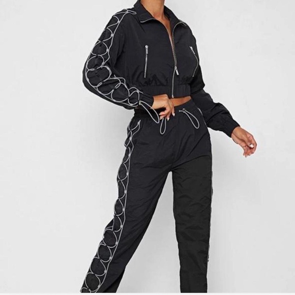 Maniere de Voir Nylon Reflective Bungee Track Set in Small - Picture 2 of 6